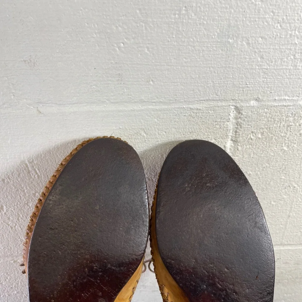 BUTTERO Men's Brown‎ Woven Brown Leather Huarache Dress Shoes Size 43 EU/10 US
